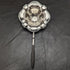 American Vintage Sterling Silver Tea Strainer with Wooden Handle